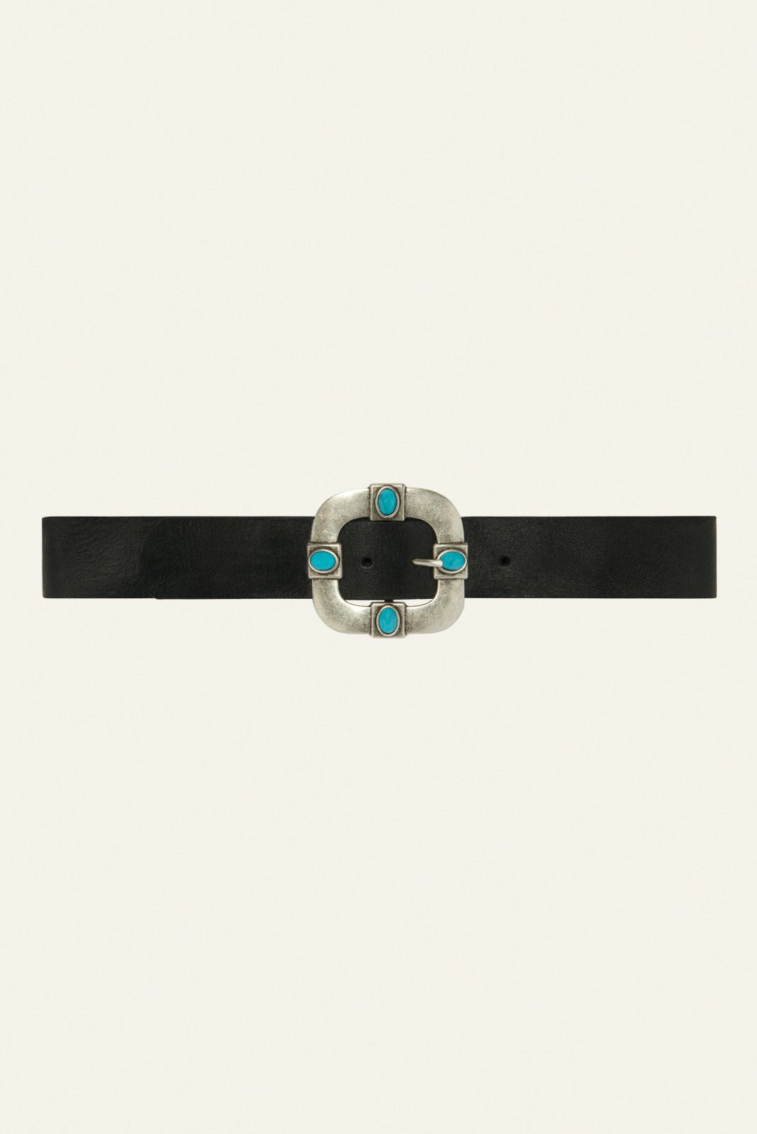 Leather Belt Belen Noir