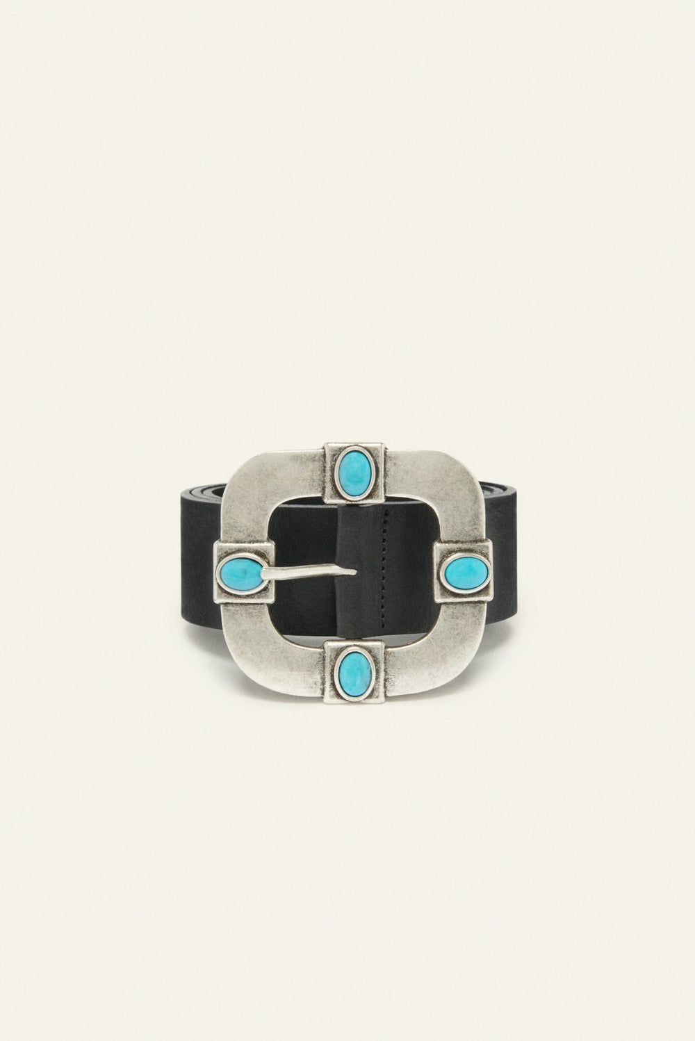 Leather Belt Belen Noir