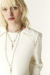 Round Neck Sweatshirt Lucas Ecru