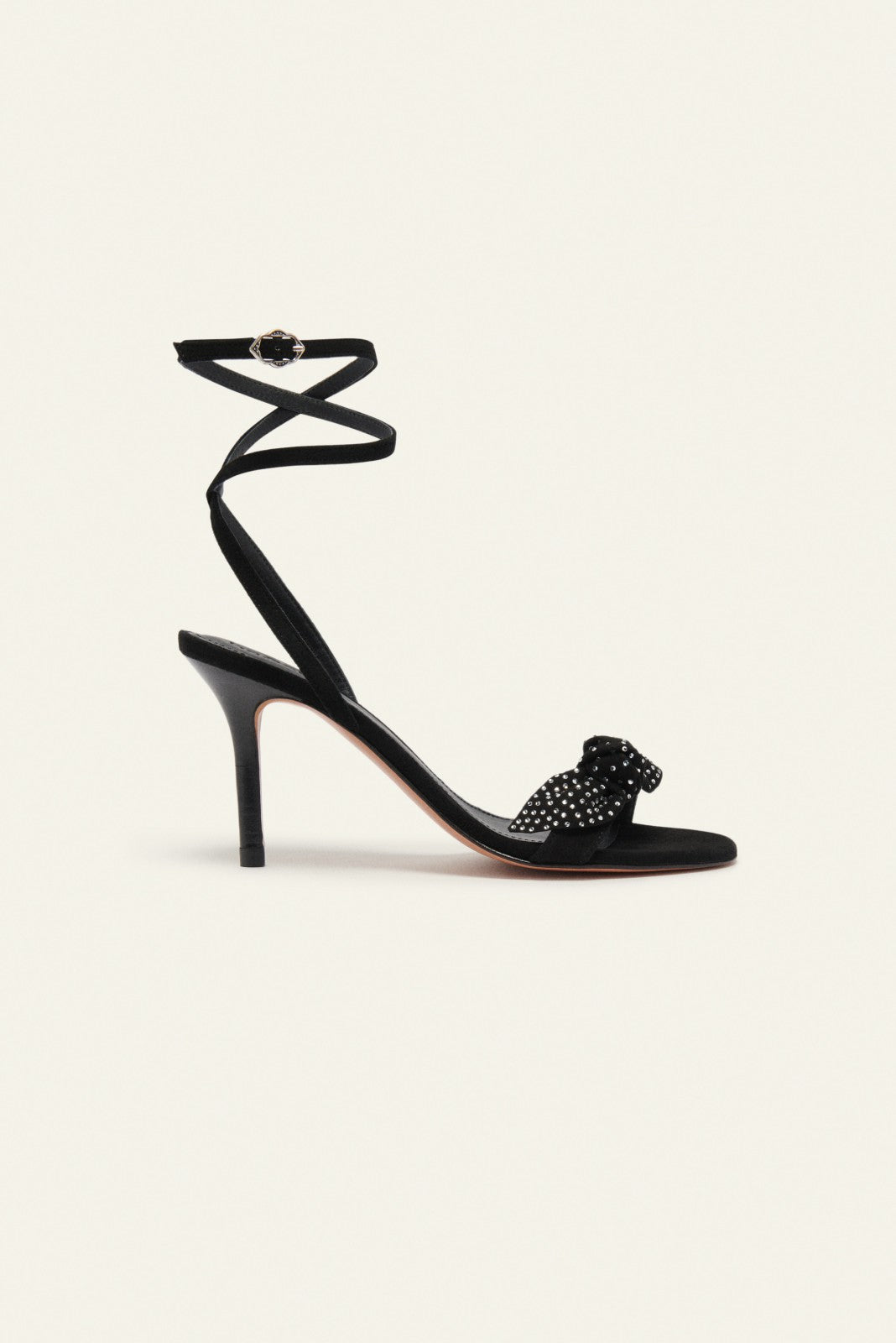 Heeled Sandals Carmine Noir
