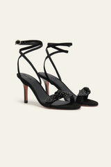 Heeled Sandals Carmine Noir