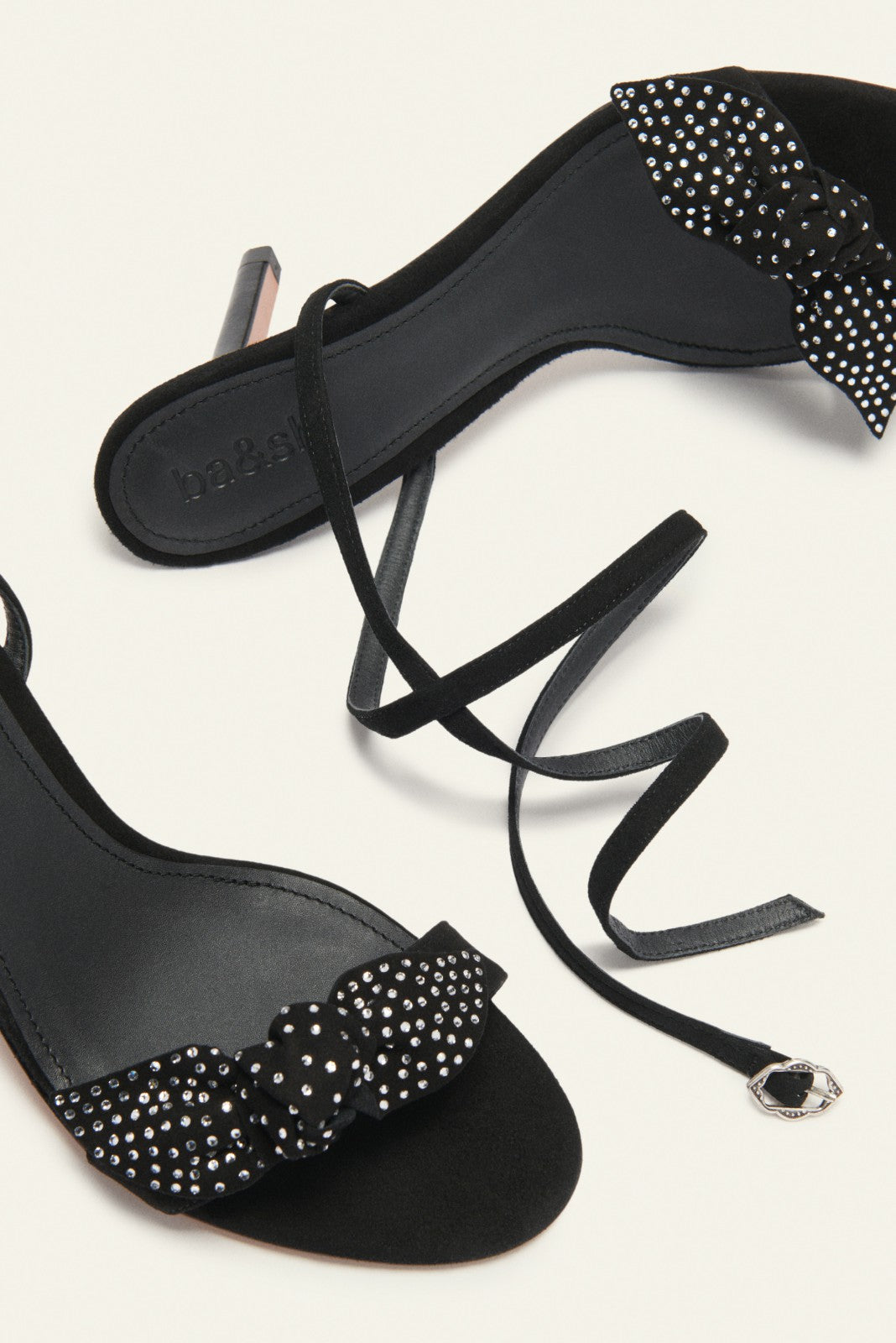 Heeled Sandals Carmine Noir