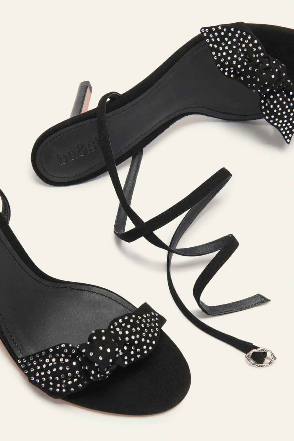 Heeled Sandals Carmine Noir