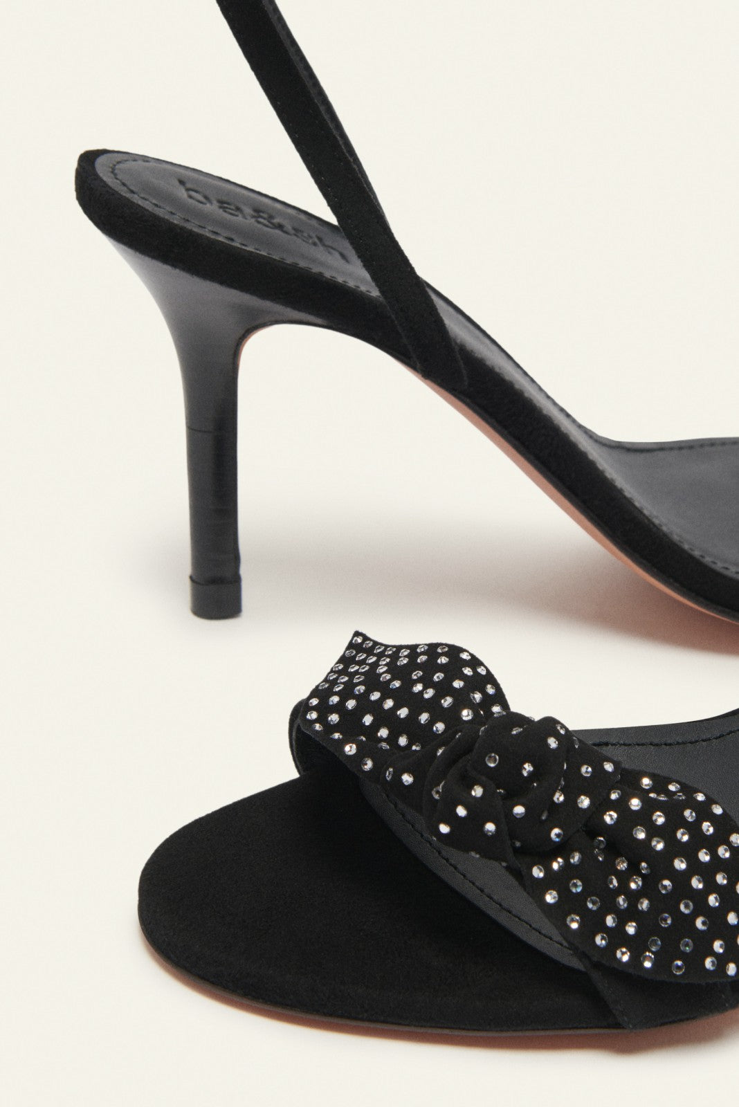 Heeled Sandals Carmine Noir
