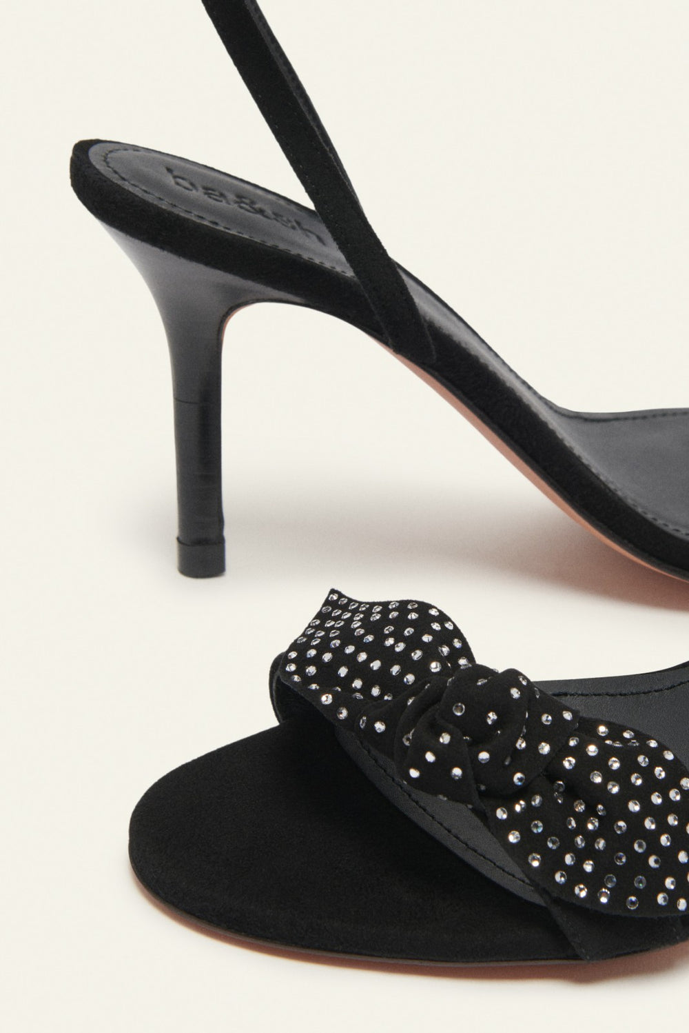 Heeled Sandals Carmine Noir