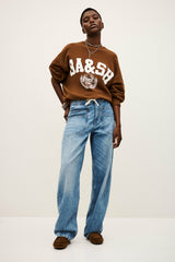 Elasticated Waist Jeans Mima Blue