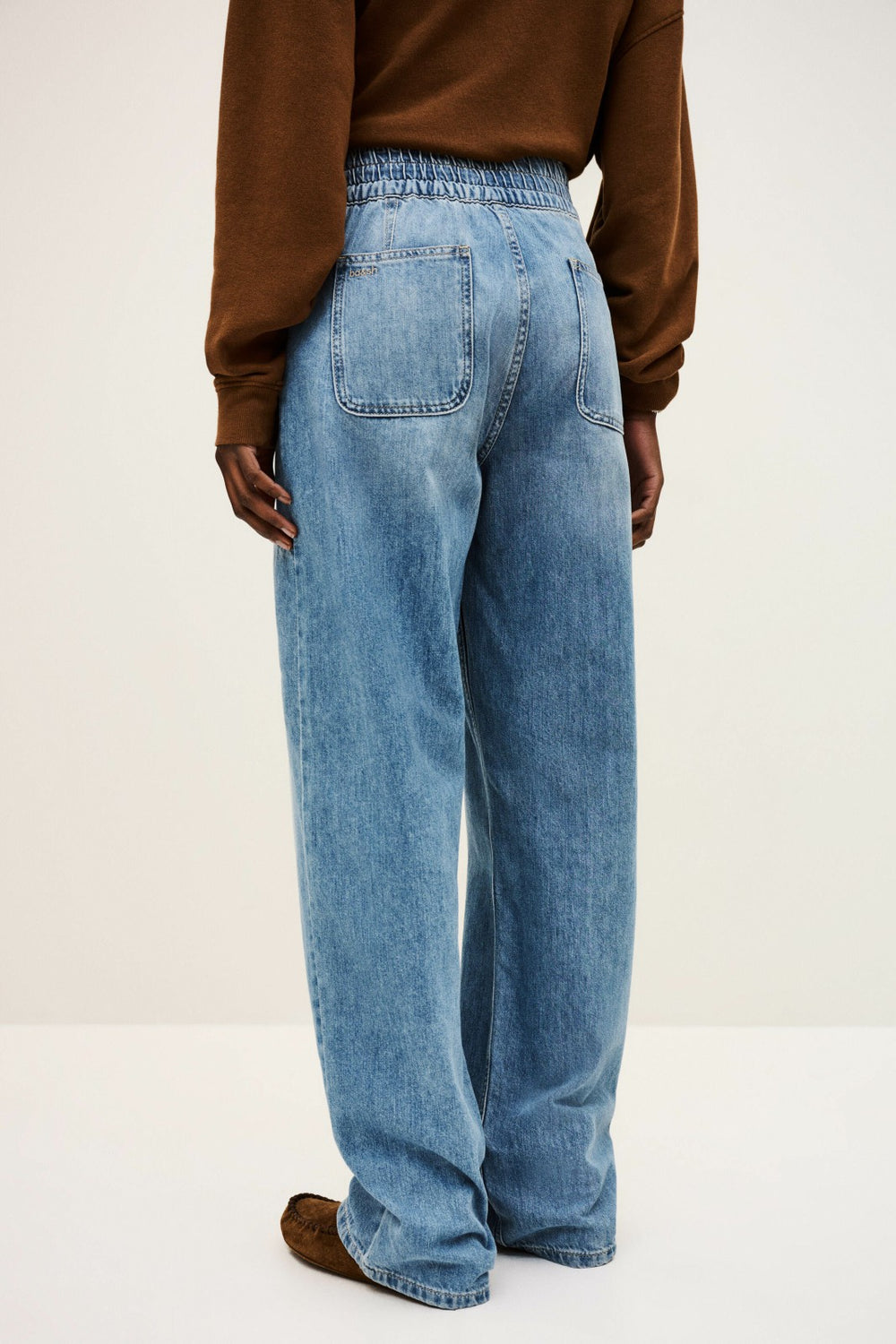 Elasticated Waist Jeans Mima Blue