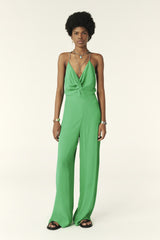Jumpsuit With Straps Fifia Vert