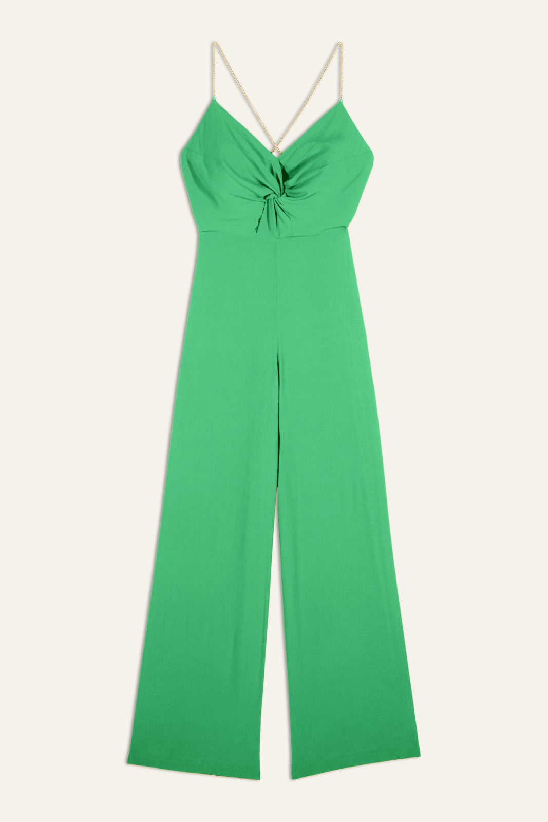 Jumpsuit With Straps Fifia Vert