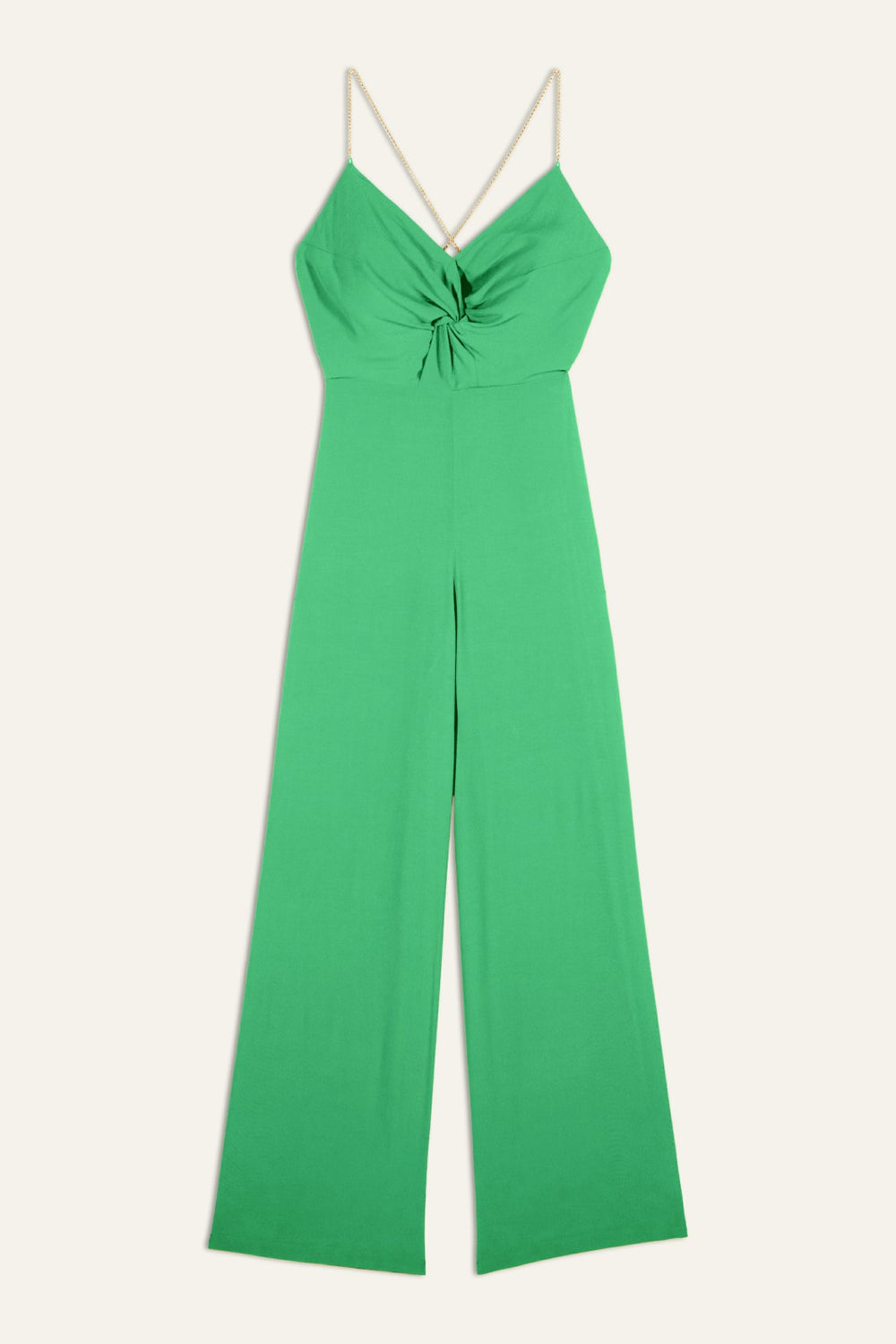 Jumpsuit With Straps Fifia Vert