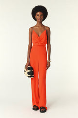 Jumpsuit With Straps Fifia Orange