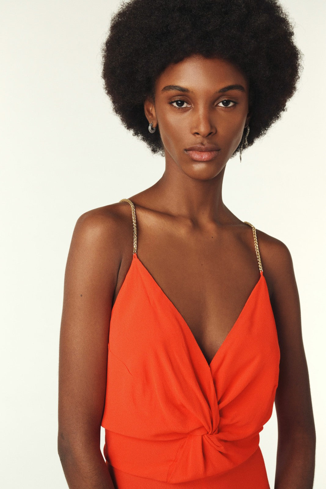 Jumpsuit With Straps Fifia Orange