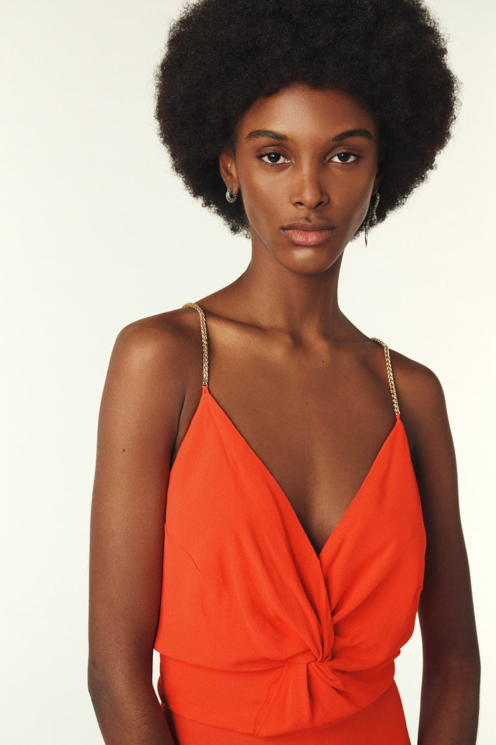 Jumpsuit With Straps Fifia Orange