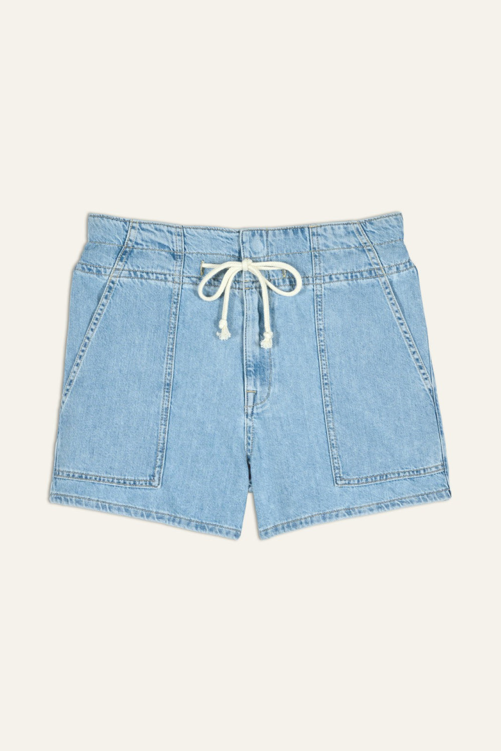 High-Waisted Shorts Mabo Blue