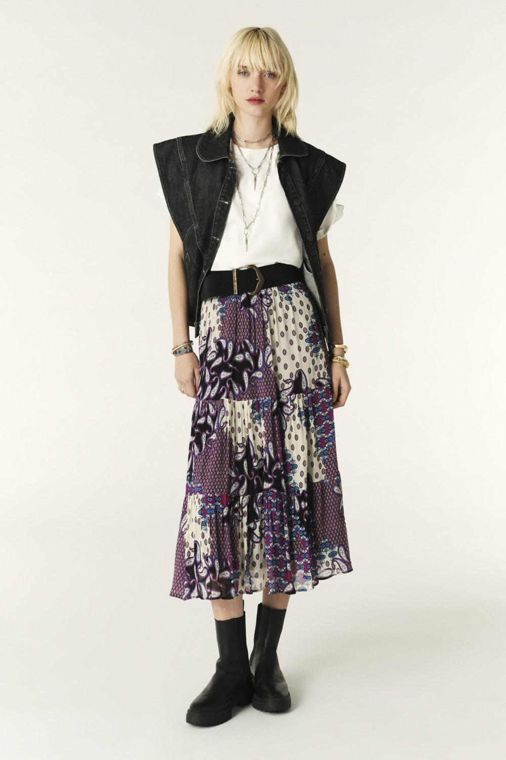 Midi Skirt Bree Violet