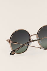 Metal Sunglasses Liora Vert