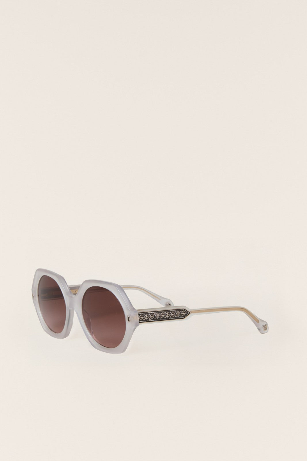 Round Sunglasses Luny Nude