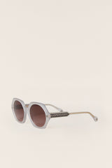Round Sunglasses Luny Nude
