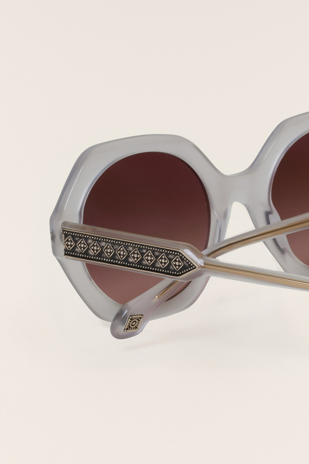 Round Sunglasses Luny Nude