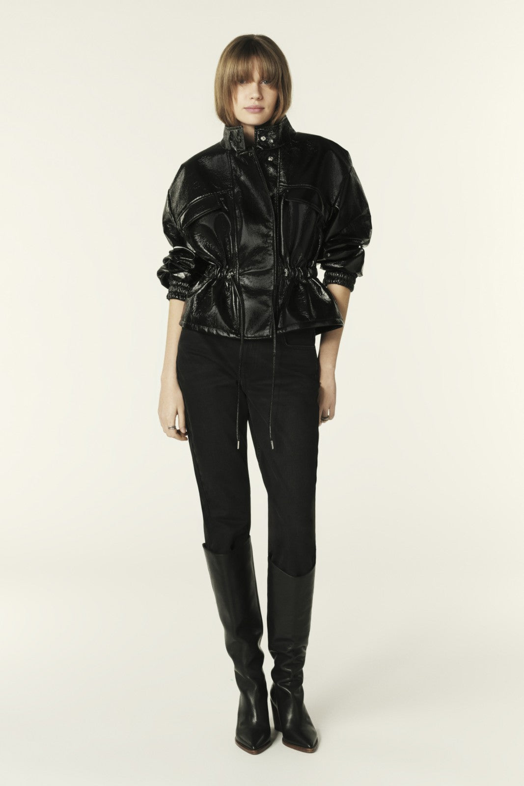 Safari-Style Jacket Malou Noir