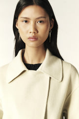 Belted Coat Kam Ecru