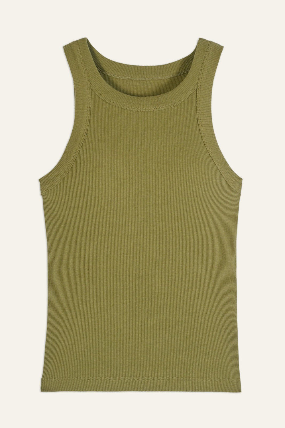 Sleeveless T-Shirt Cynda Kaki