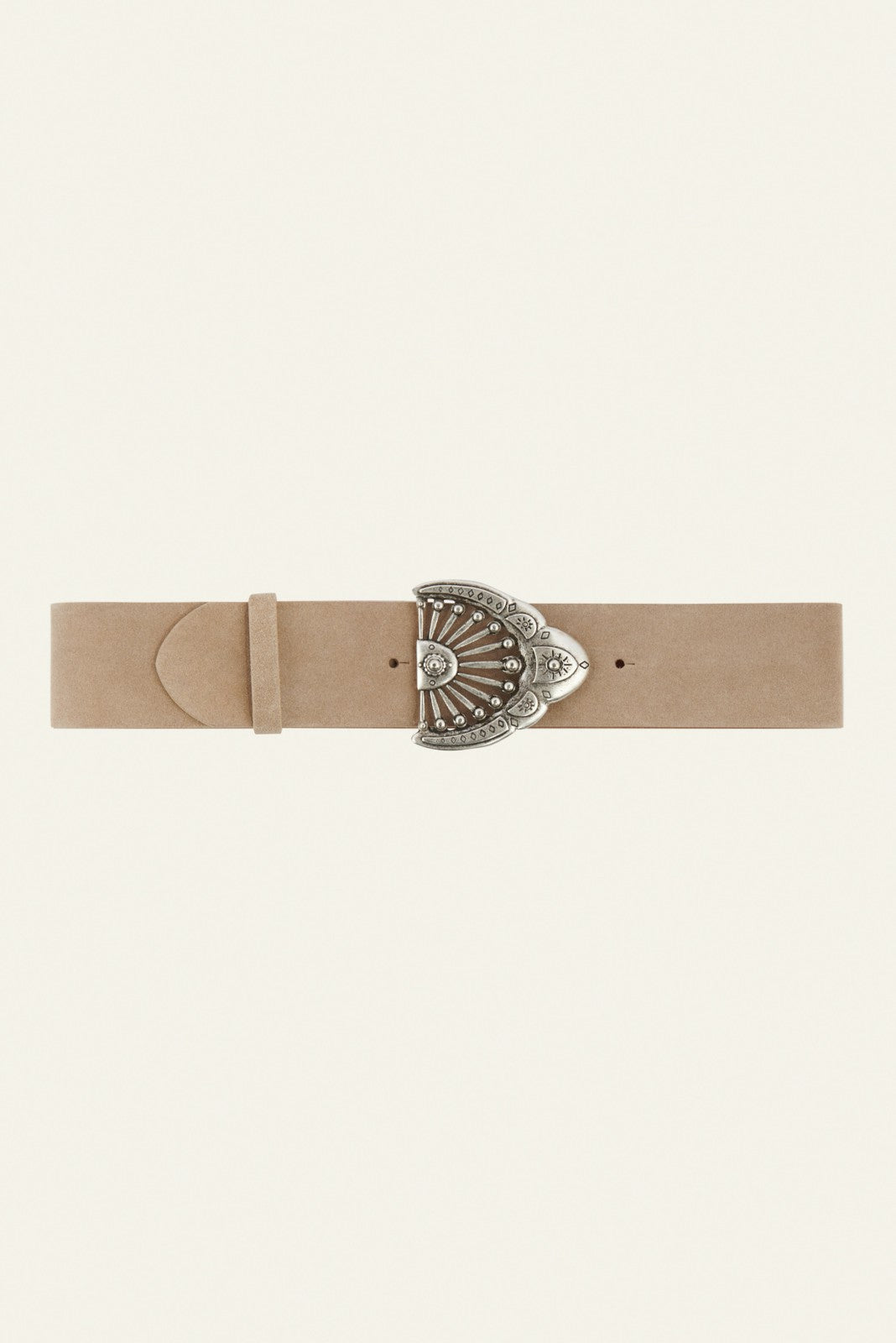 Belt With Buckle Bella Ecru
