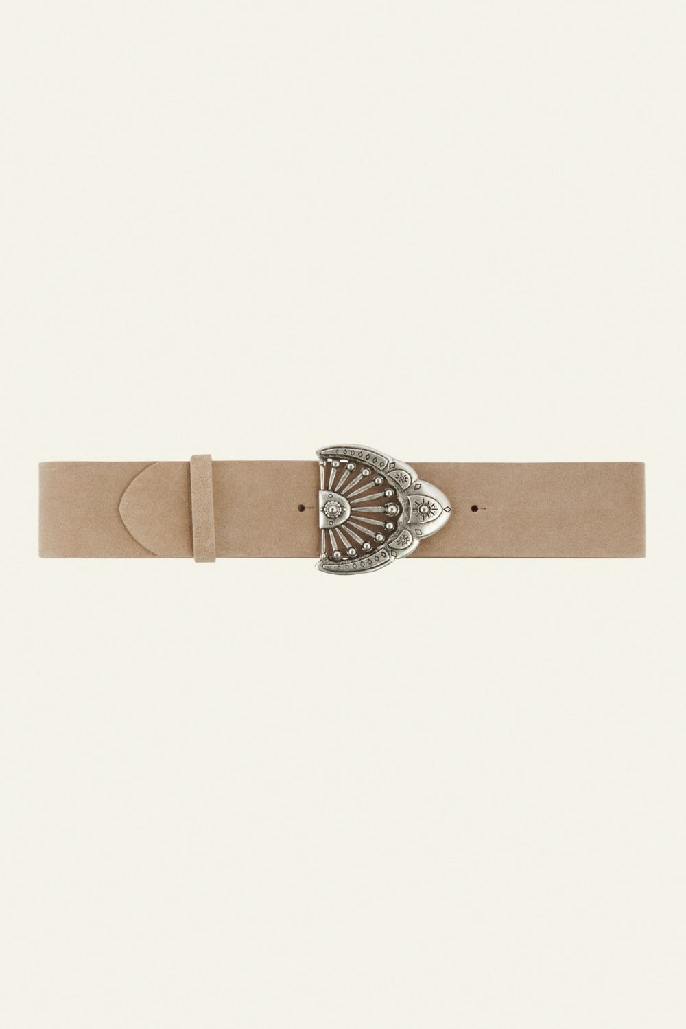Belt With Buckle Bella Ecru
