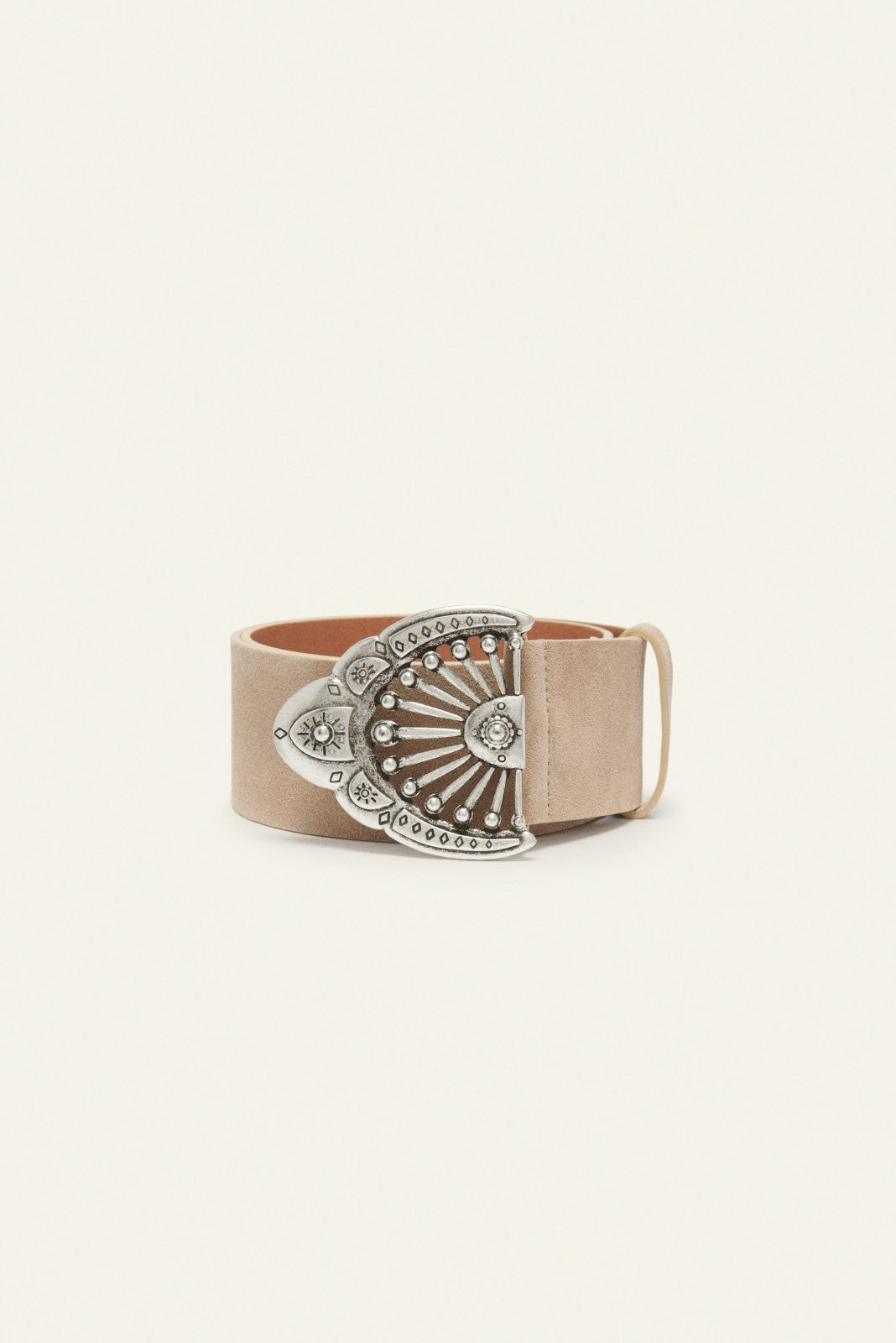 Belt With Buckle Bella Ecru