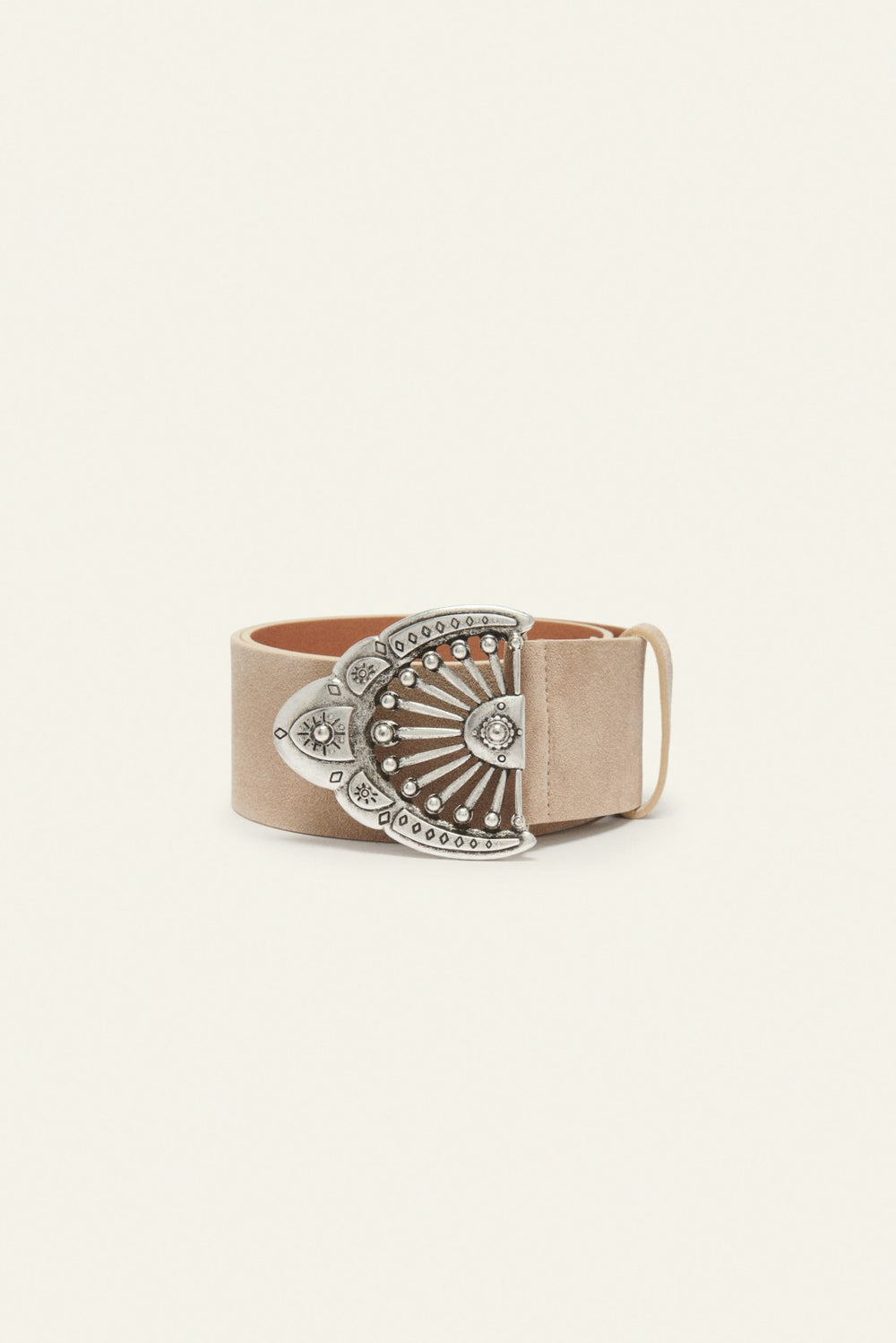 Belt With Buckle Bella Ecru