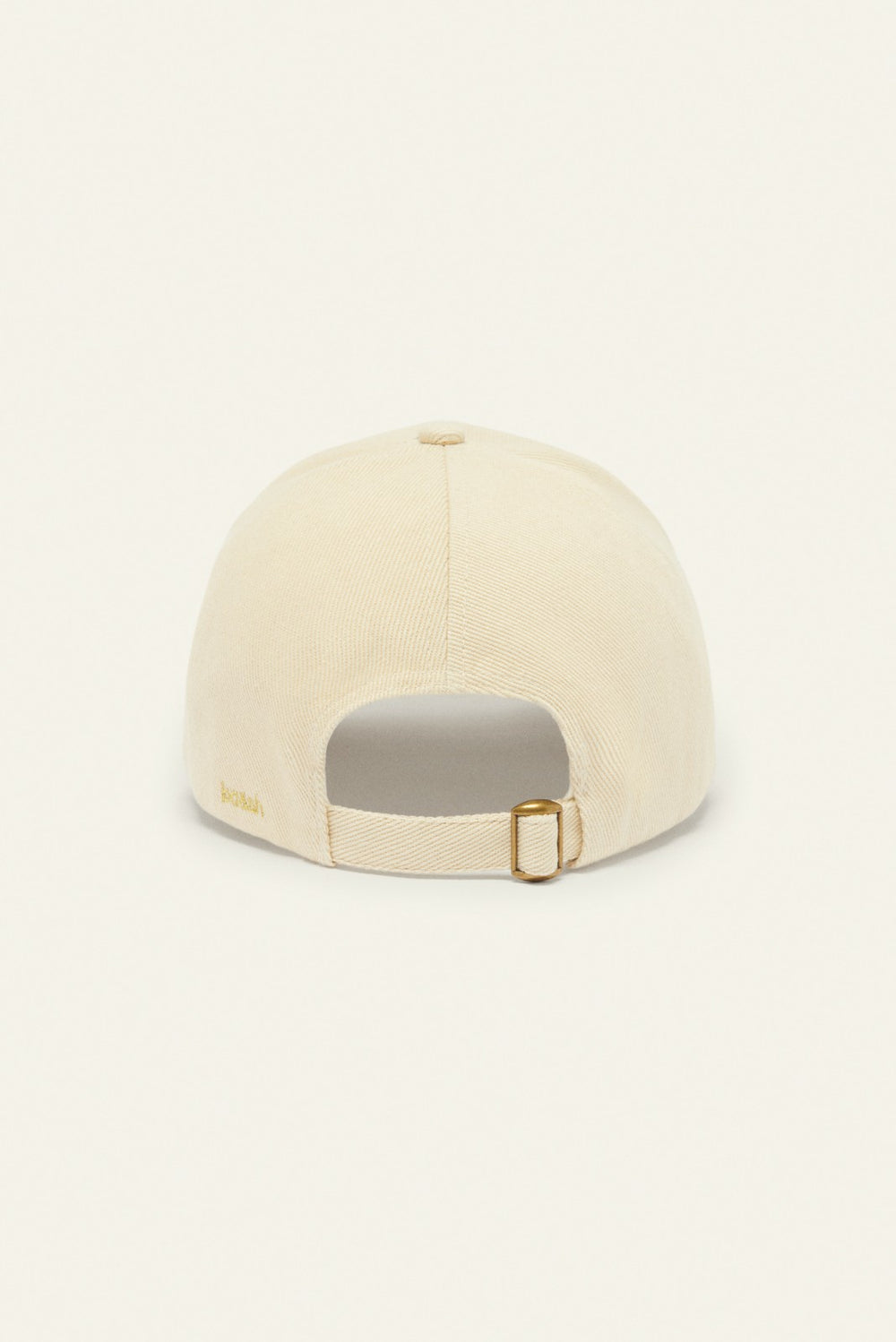 Embroidered Cap Hunny Ecru