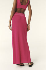 Shaker-Stitch Skirt Thatyana Rose
