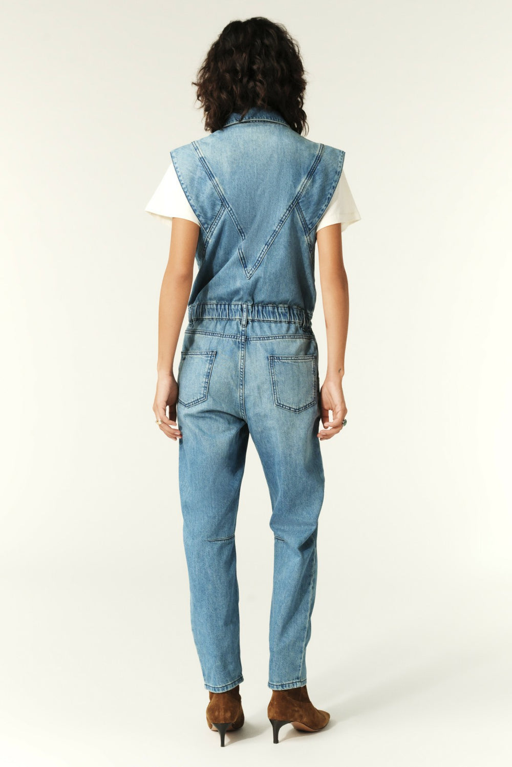 Sleeveless Jumpsuit Figo Blue