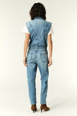 Sleeveless Jumpsuit Figo Blue