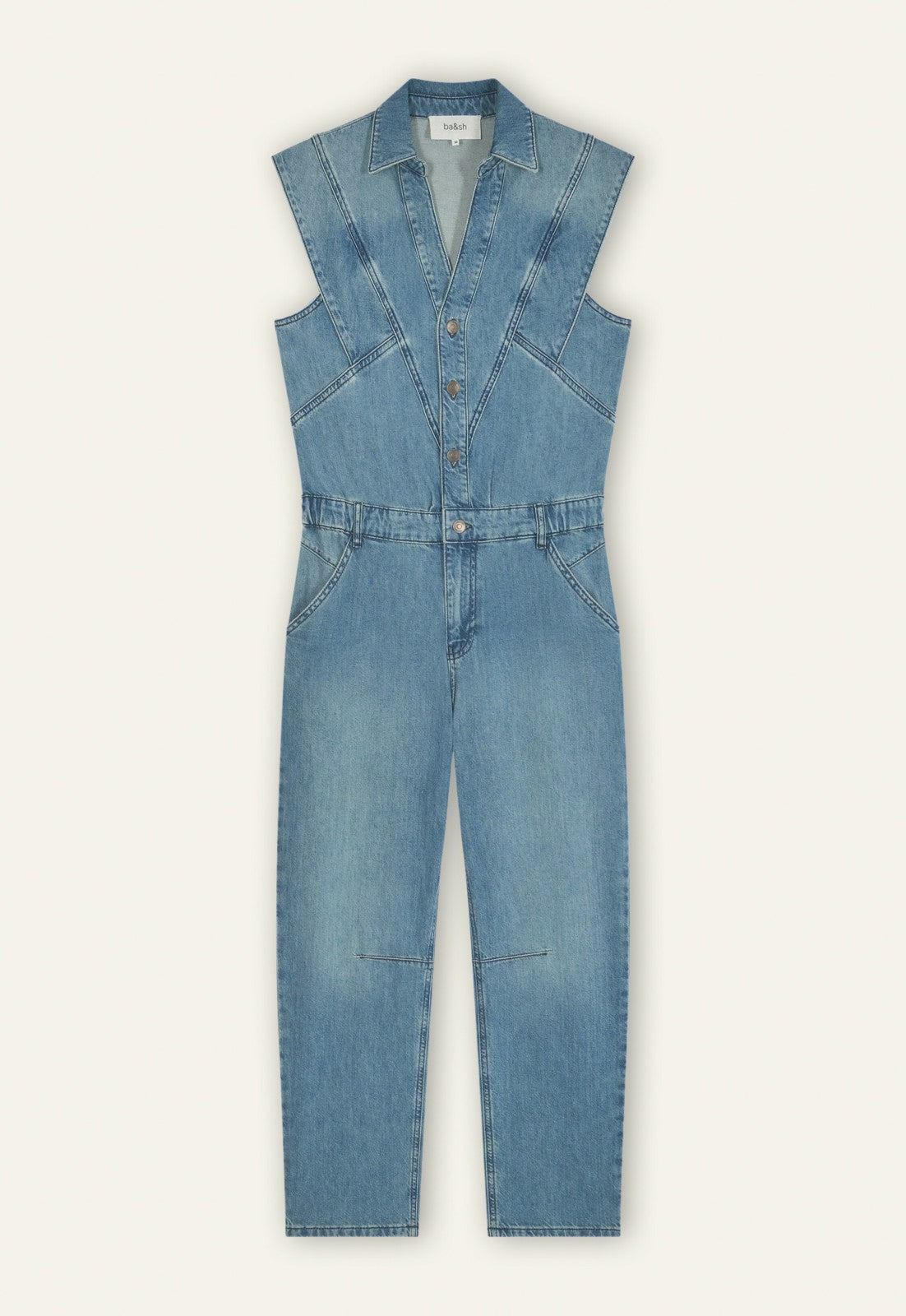 Sleeveless Jumpsuit Figo Blue