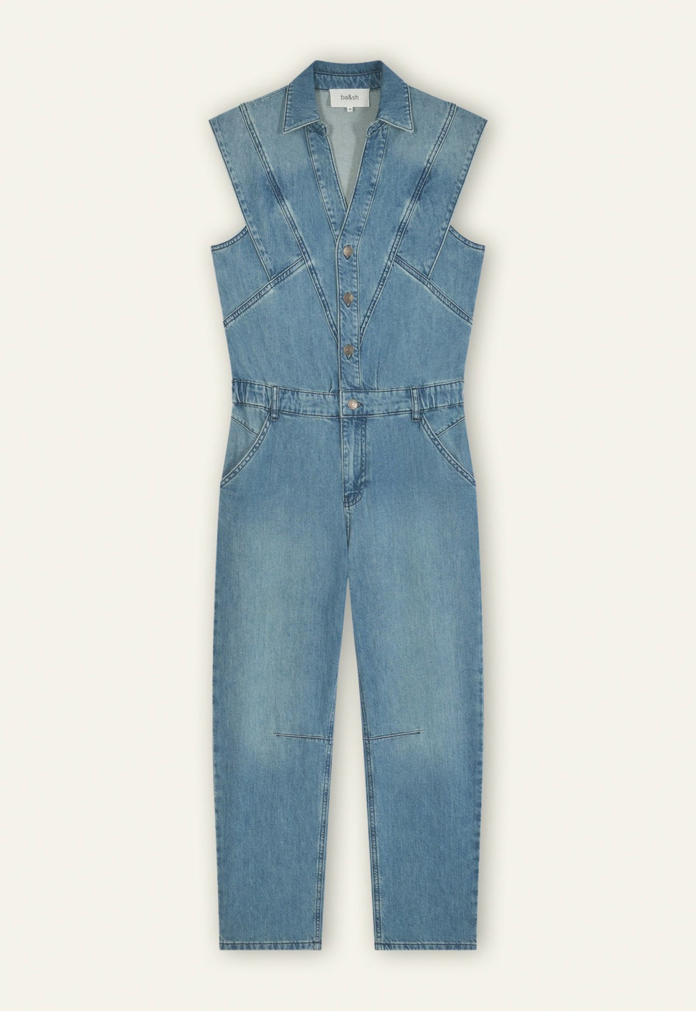 Sleeveless Jumpsuit Figo Blue