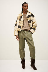 Loose-Fitting Trousers Vulny Kaki