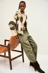 Loose-Fitting Trousers Vulny Kaki