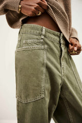 Loose-Fitting Trousers Vulny Kaki