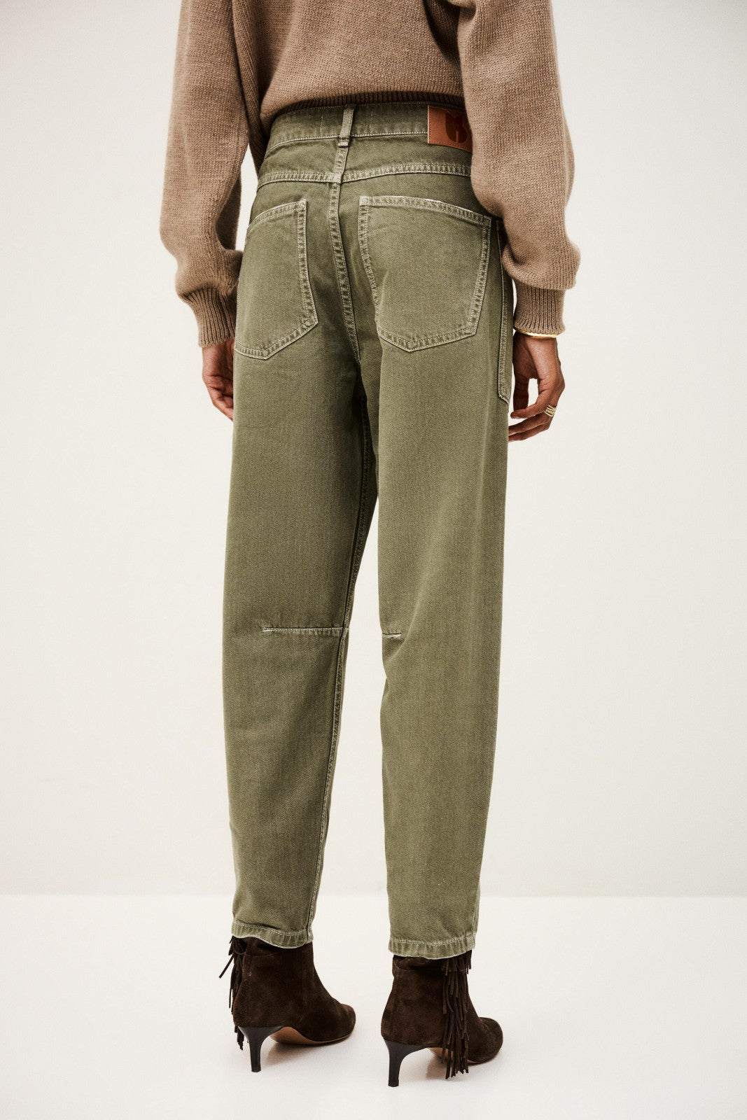 Loose-Fitting Trousers Vulny Kaki