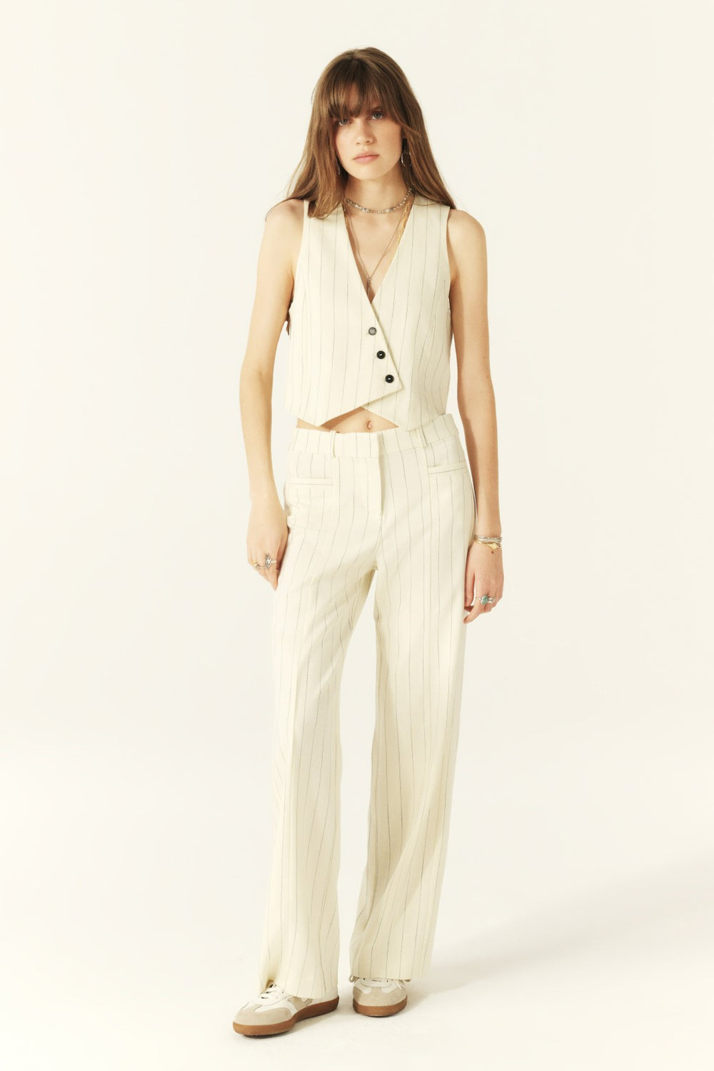 Erita Vest Ecru