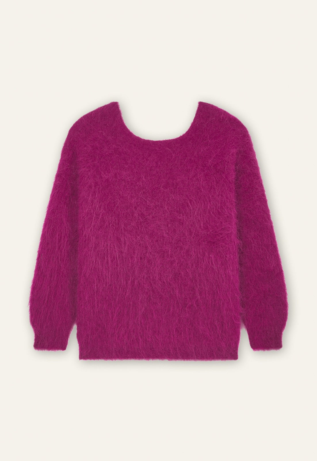Jumper With Twisted Back Fill Rose