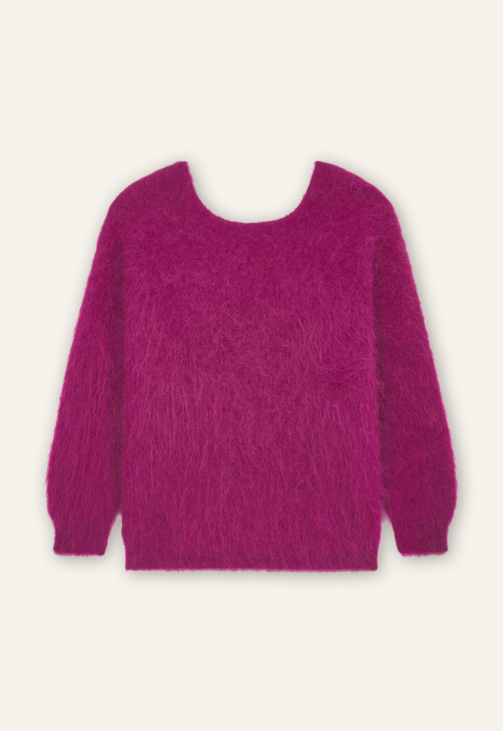 Jumper With Twisted Back Fill Rose
