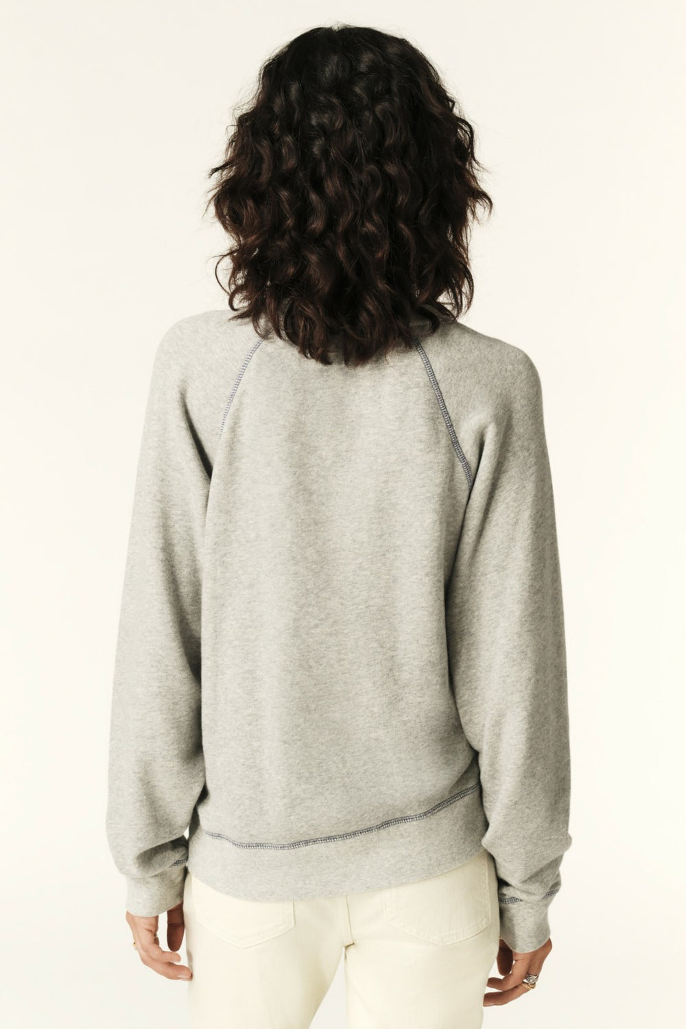 Baggy Sweatshirt Bart Gris