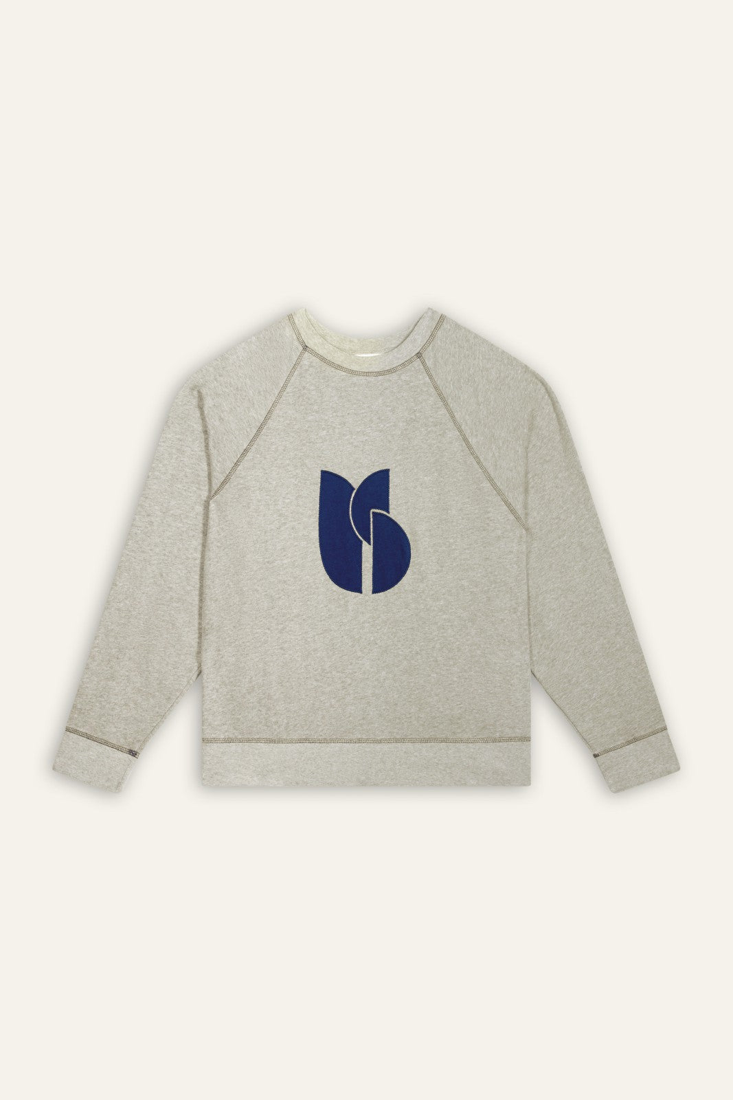 Baggy Sweatshirt Bart Gris