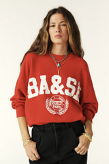 Cropped Sweatshirt Benjamin Rouge