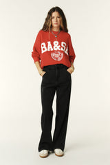 Cropped Sweatshirt Benjamin Rouge