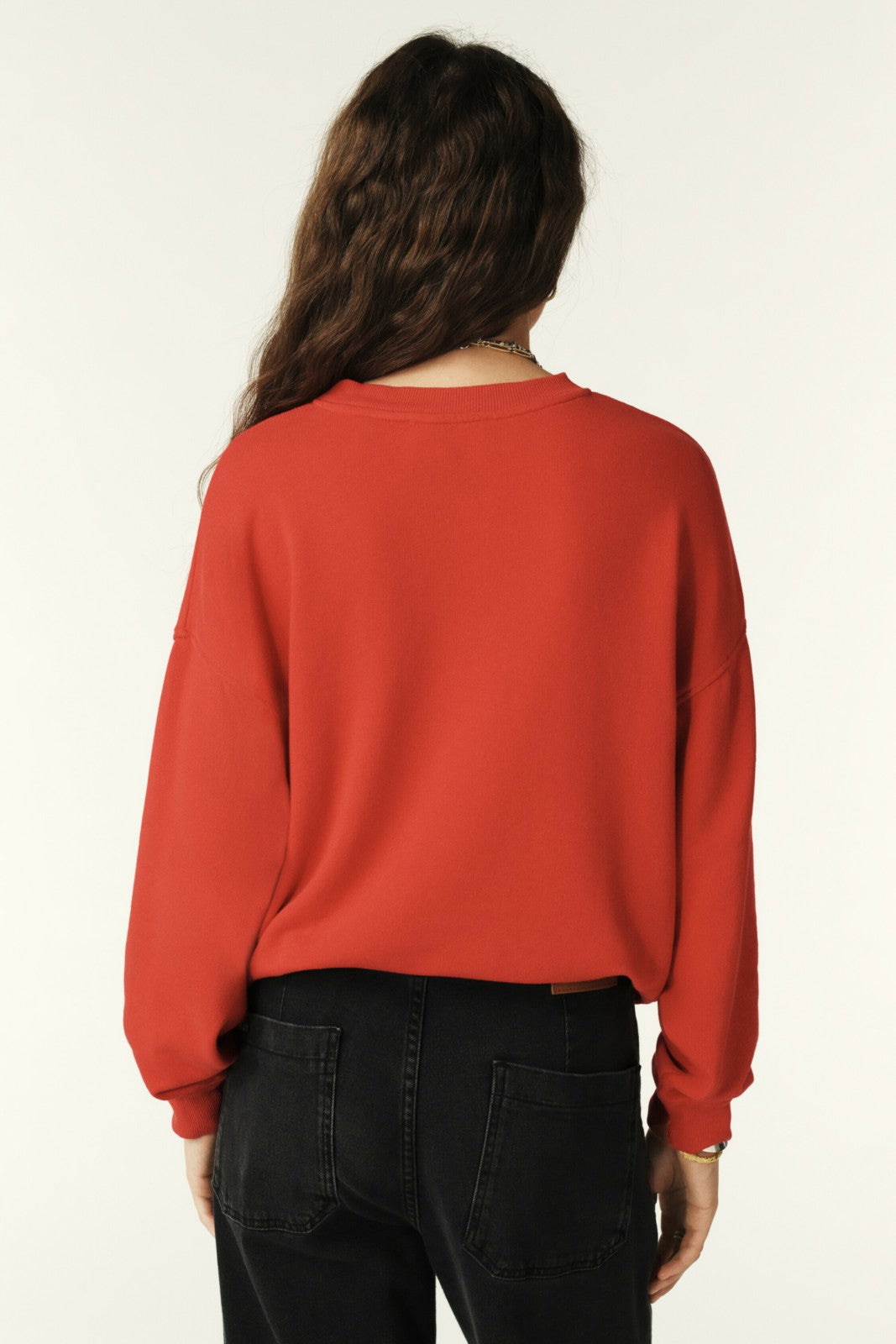 Cropped Sweatshirt Benjamin Rouge