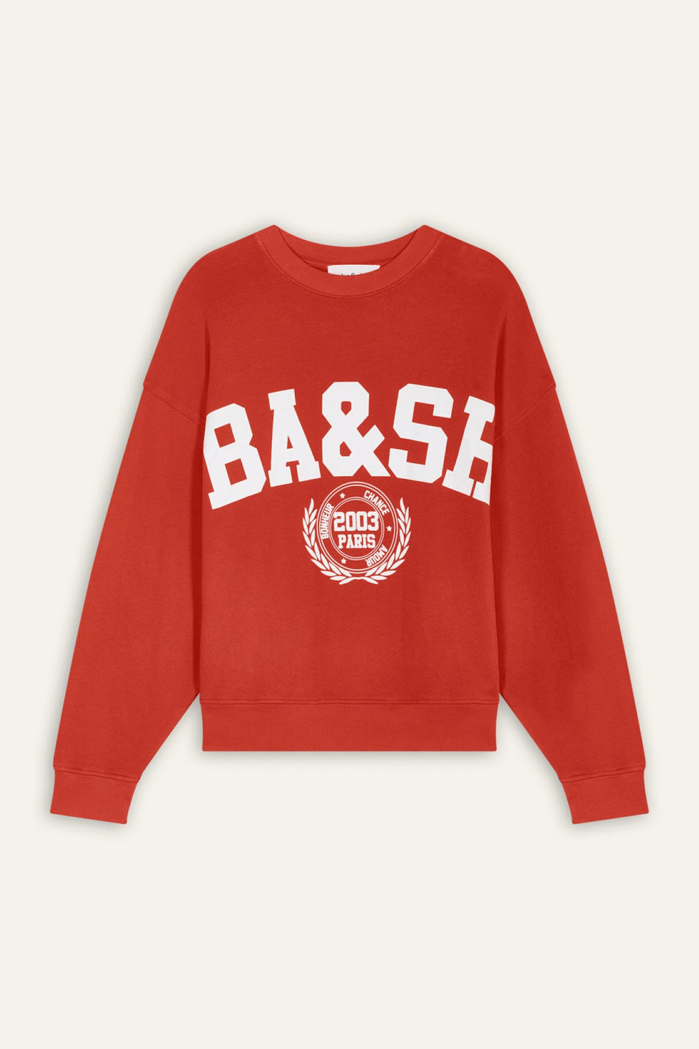 Cropped Sweatshirt Benjamin Rouge