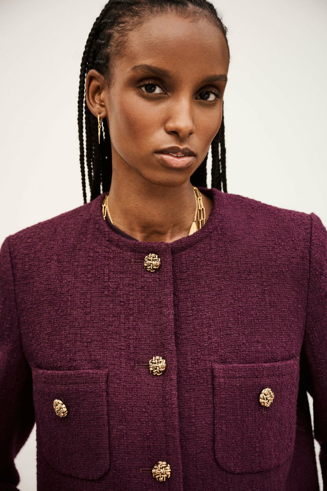 Structured Jacket Meredith Rouge